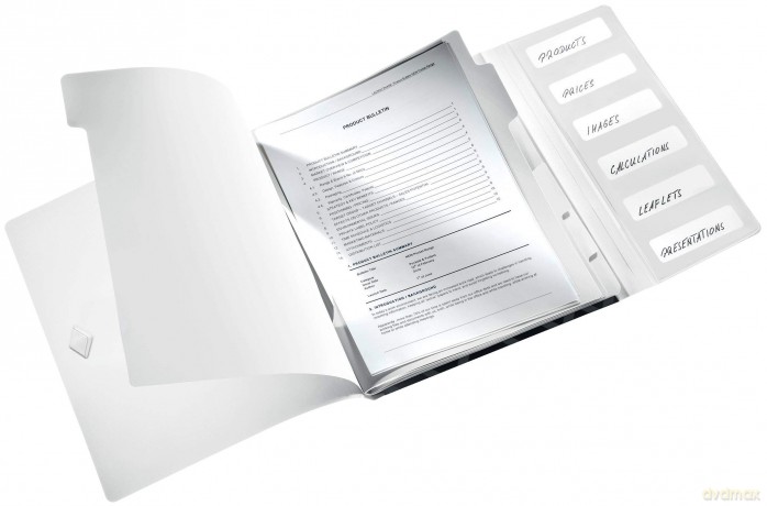 LEITZ Ordnungsmappe WOW 4633 6 Fcher sc