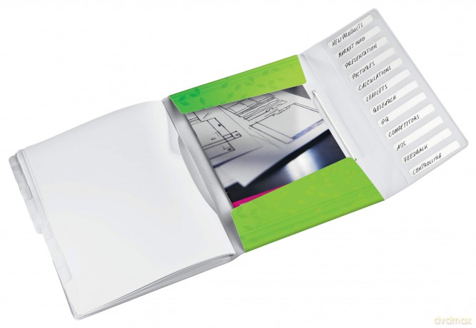 LEITZ Ordnungsmappe WOW 4634 12 Fcher g