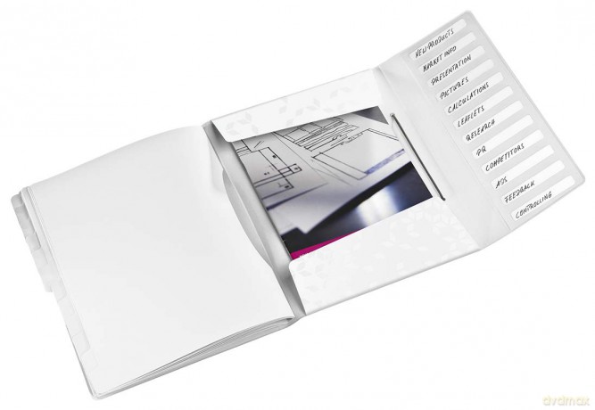 LEITZ Ordnungsmappe WOW 4634 12 Fcher w