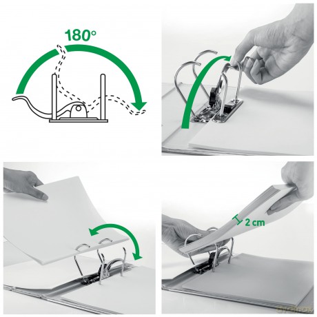 LEITZ PP-Ordner,5,2 cm Nachtbu