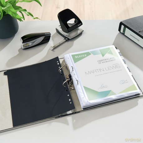 LEITZ PP-Ordner,8 cm, grau