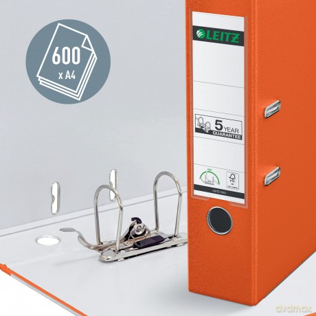 LEITZ PP-Ordner,8 cm, orange