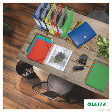 Leitz: LEITZ Recycle Ordner blau Karton 8,0 cm
