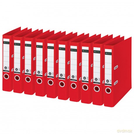 Leitz: LEITZ Recycle Ordner rot Karton 5,0 cm D