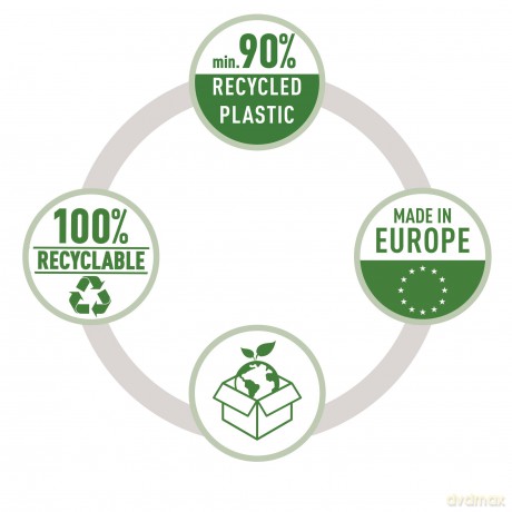 Leitz: LEITZ Recycle Sichtbuch DIN A4, 20 Hźlle