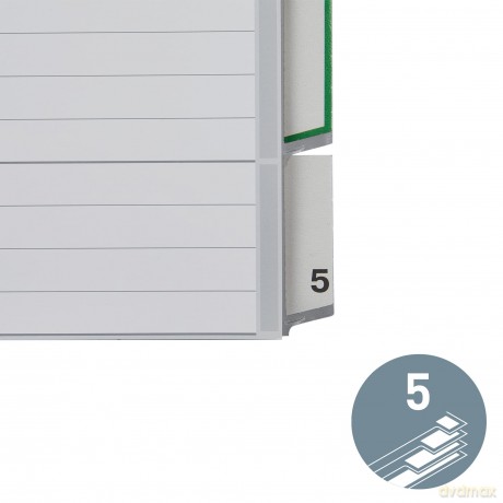 Leitz Register Blanko, 5-tlg.