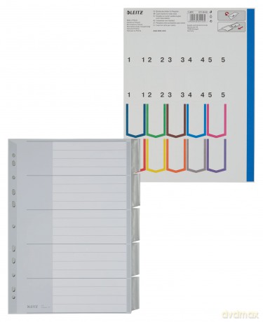 Leitz Register Blanko, 5-tlg.