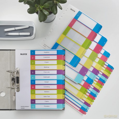 LEITZ Register WOW 20 Blatt