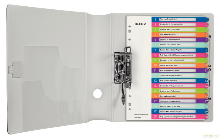 LEITZ Register WOW 20 Blatt