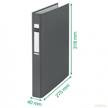 LEITZ Ringbuch A4 2ri 25mm rot