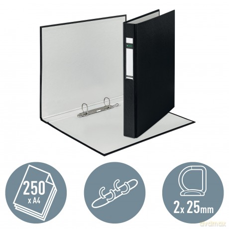 LEITZ Ringbuch A4 2ri 25mm sz