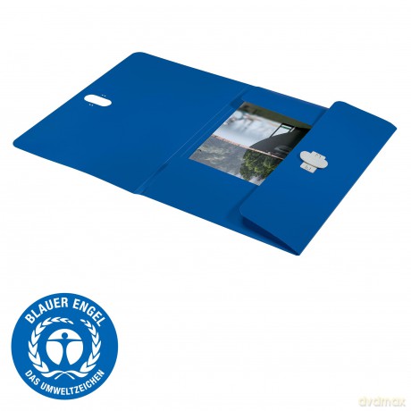 Leitz: LEITZ Sammelmappe Recycle DIN A4 blau