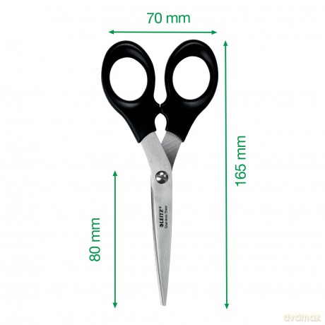Leitz: LEITZ Schere schwarz 16,5 cm