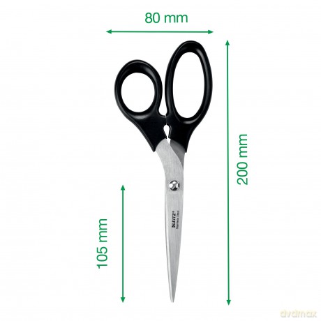 Leitz: LEITZ Schere schwarz 20,0 cm