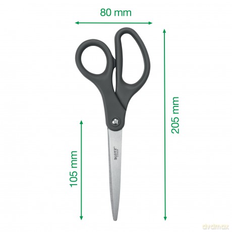Leitz: LEITZ Schere Titanium dunkelgrau 20,5 cm