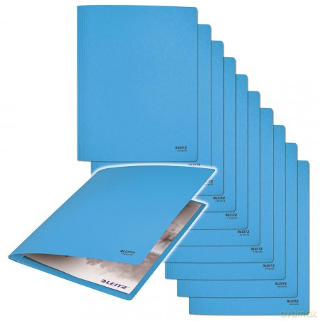 Leitz: LEITZ Schnellhefter Recycle Karton blau