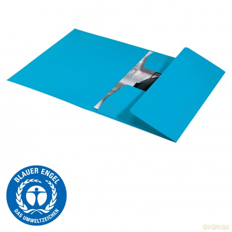 Leitz: LEITZ Schnellhefter Recycle Karton blau