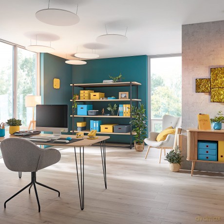Leitz: LEITZ Schreibtischunterlage Cosy blau Ku