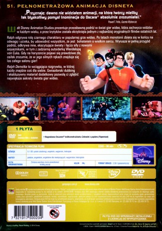 Ralph Demolka (Disney) Czarne charakterki [DVD]