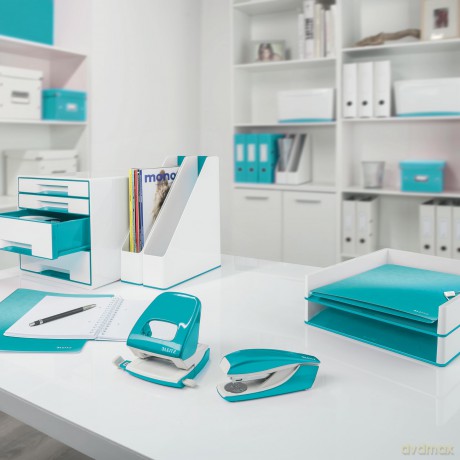 LEITZ Stehsammler WOW Duo Colour perlwei