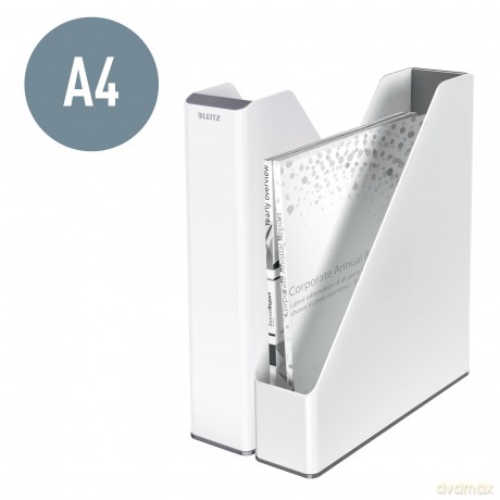 LEITZ Stehsammler WOW Duo Colour perlwei