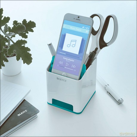 Leitz: LEITZ Stiftehalter WOW Duo Colour perlwe