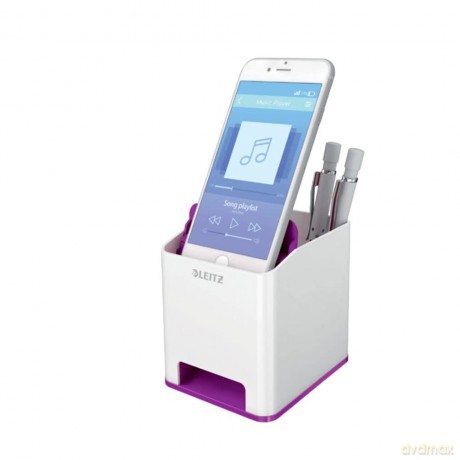 Leitz: LEITZ Stiftehalter WOW Duo Colour perlwe