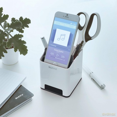 Leitz: LEITZ Stiftehalter WOW Duo Colour perlwe