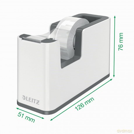 Leitz: LEITZ Tischabroller WOW Duo Colour perlw