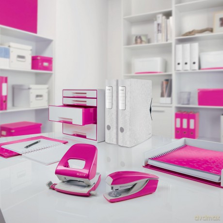 Leitz: LEITZ Tischabroller WOW, pink