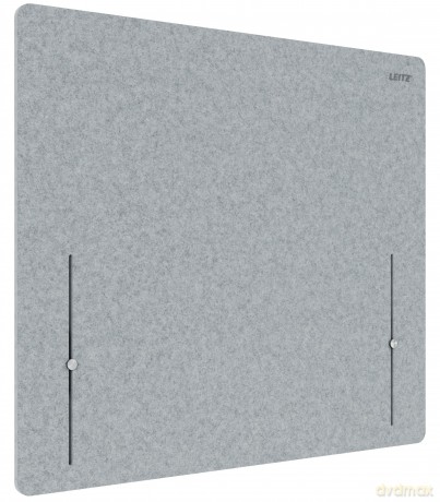 Leitz: LEITZ Tischtrennwand 61230085, hellgrau