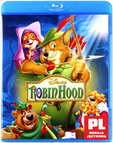 Robin Hood (Disney) Czarne charakterki [Blu-Ray]