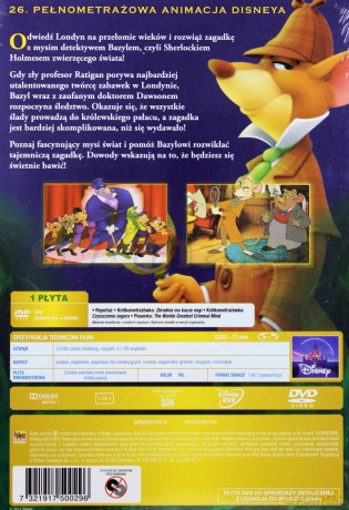 Wielki Mysi Detektyw (Disney) Czarne charakterki [DVD]