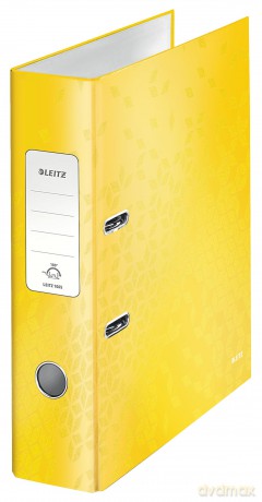 LEITZ WOW 1005 Ordner gelb Karton 8,0 cm