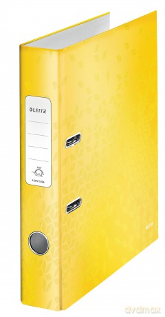 LEITZ WOW 1006 Ordner gelb Karton 5,0 cm