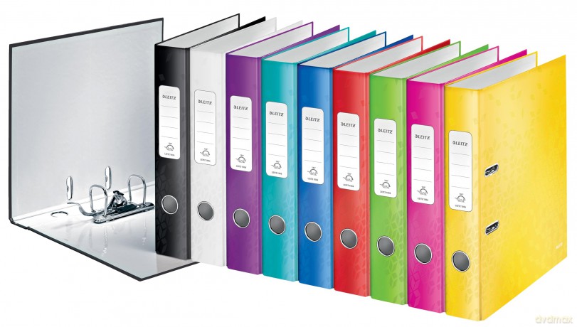 LEITZ WOW 180°ordn.5cm pinkmet