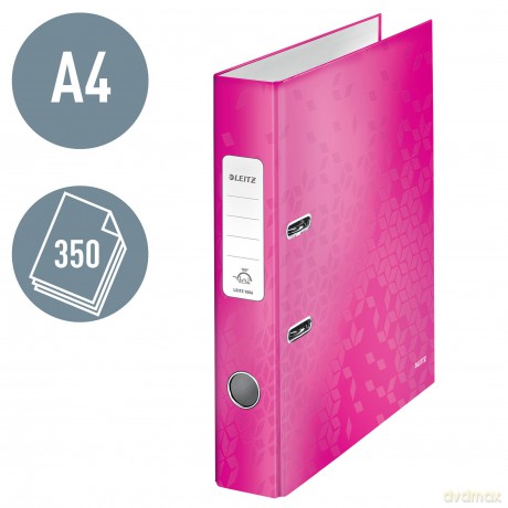 LEITZ WOW 180°ordn.5cm pinkmet