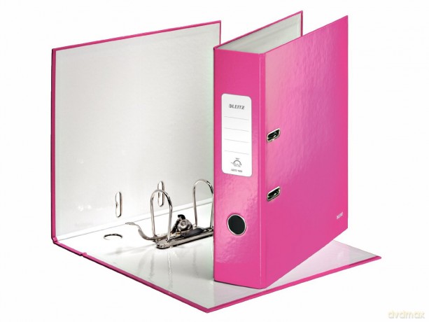 LEITZ WOW 180°ordn.8cm pinkmet