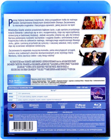Zaczarowana (Disney) Czarne charakterki [Blu-Ray]