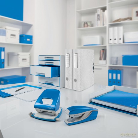 LEITZ WOW Klemm-Mappe blau