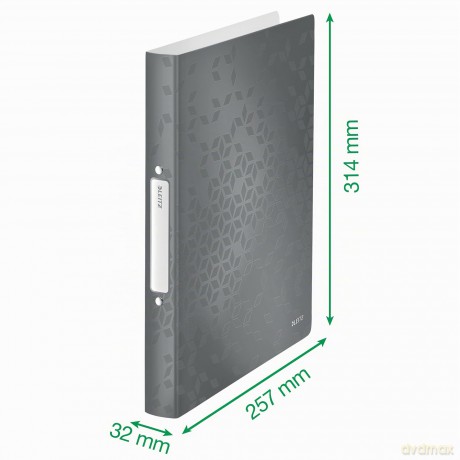 LEITZ WOW Ringbuch 2-Ringe gelb