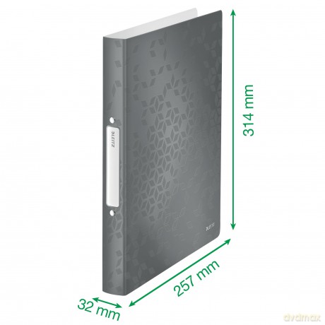 LEITZ WOW Ringbuch 2-Ringe grźn
