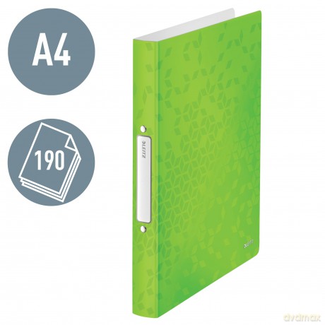 LEITZ WOW Ringbuch 2-Ringe grźn