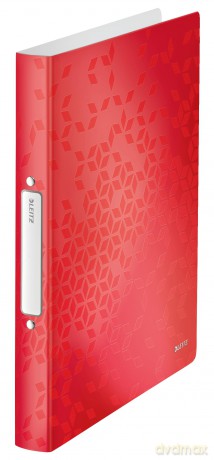 Leitz: LEITZ WOW Ringbuch 2-Ringe rot 3,2 cm DI
