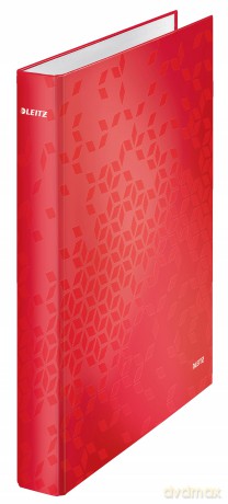 Leitz: LEITZ WOW Ringbuch 2-Ringe rot 4,0 cm DI