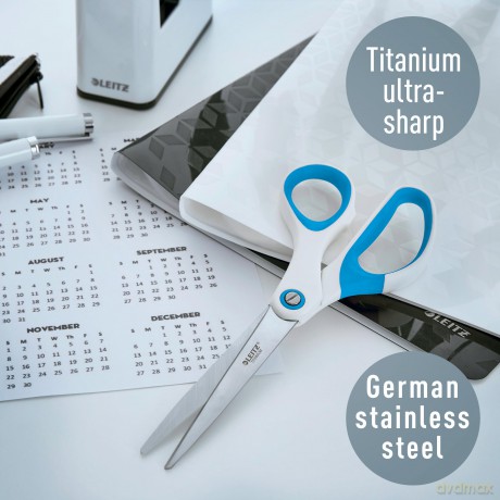 Leitz: LEITZ WOW Titan Schere, blau