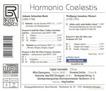 Lencses: Lencses/Georgieva/Streicher De-Harmonia Caelestis - Works For [CD]