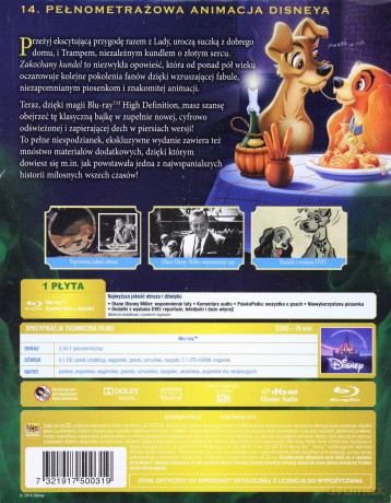 Zakochany kundel (Disney) Czarne charakterki [Blu-Ray]