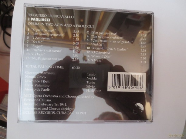 Leoncavallo: I Pagliacci [CD]