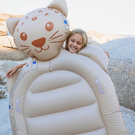 Leoparden Float, braun, 180 cm
